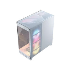 Corsair 4500X LX-R RGB Tempered Glass Mid-Tower, White Midi Tower Blanc