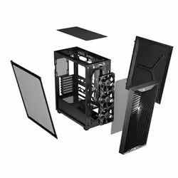 Corsair 3200D RS Midi Tower Noir - Vue supplémentaire 3
