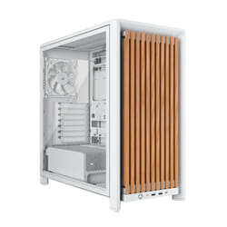 Corsair FRAME 4000D WOOD RS Midi Tower Bois, Blanc