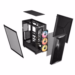 Corsair 3200D RS ARGB Mid-Tower PC Case Midi Tower Noir - Vue supplémentaire 3