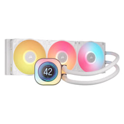 Corsair iCUE LINK TITAN 240 RX LCD Processeur Refroidisseur d'air 12 cm Blanc 1 pièce(s)