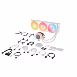 Corsair iCUE LINK TITAN 240 RX LCD Processeur Refroidisseur d'air 12 cm Blanc 1 pièce(s) - Vue supplémentaire 4