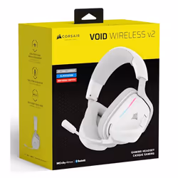 Corsair VOID WIRELESS v2 Casque Avec fil &sans fil Arceau Gaming Bluetooth Blanc - Vue supplémentaire 6