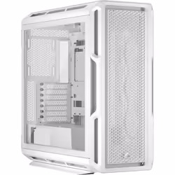 Corsair 5000T, Midi Tower, PC, Blanc, ATX, EATX, micro ATX, Mini-ITX, Plastique, Acier, Verre trempé, Jouer