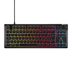 CORSAIR Clavier Gaming K55 CORE - Membrane Filaire RGB Format TKL AZERTY, Disposition Française, Noir