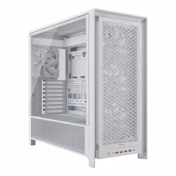 Corsair FRAME 5000D RS, Midi Tower, PC, Blanc, ATX, EATX, micro ATX, Mini-ITX, Plastique, Acier, Verre trempé, Jouer