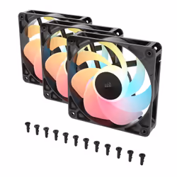 Corsair RS120-R ARGB Boitier PC Ventilateur 12 cm Noir 3 pièce(s) - Vue supplémentaire 3
