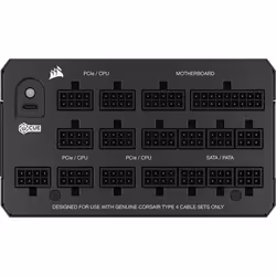 Corsair HX1200 unité d'alimentation d'énergie 1200 W 24-pin ATX ATX Noir - Vue supplémentaire 4