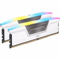 Corsair Vengeance RGB CMH64GX5M2B6000Z30W, 64 Go, 2 x 32 Go, DDR5, 6000 MHz, 288-pin DIMM