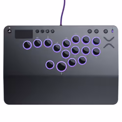 PDP Victrix Pro KO Leverless Fight Stick Gris USB Fightstick PC, PlayStation 4, PlayStation 5