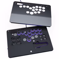 PDP Victrix Pro KO Leverless Fight Stick Gris USB Fightstick PC, PlayStation 4, PlayStation 5 - Vue supplémentaire 5