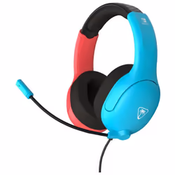 Turtle Beach Airlite Fit, Avec fil, 20 - 20000 Hz, Jouer, 228 g, Casque, Noir, Bleu, Rouge
