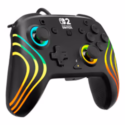 Turtle Beach Manette de gaming RGB filaire Afterglow Wave – Noir pour Nintendo Switch 2 - Vue supplémentaire 3