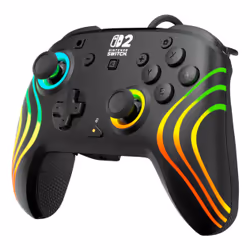 Turtle Beach Manette de gaming RGB filaire Afterglow Wave – Noir pour Nintendo Switch 2 - Vue supplémentaire 4