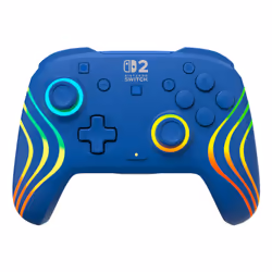 Turtle Beach Manette de gaming RGB sans fil Afterglow Wave – Bleu pour Nintendo Switch 2 - Vue supplémentaire 2