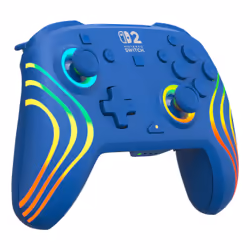 Turtle Beach Manette de gaming RGB sans fil Afterglow Wave – Bleu pour Nintendo Switch 2 - Vue supplémentaire 3