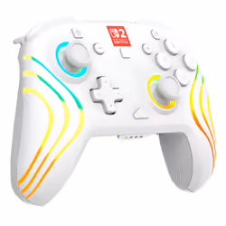 Turtle Beach Manette de gaming RGB sans fil Afterglow Wave – Blanc pour Nintendo Switch 2 - Vue supplémentaire 3