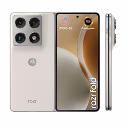 Motorola razr fold 20,6 cm (8.09") Double SIM Android 16.0 5G USB Type-C 16 Go 512 Go 6000 mAh Blanc - Vue supplémentaire 2