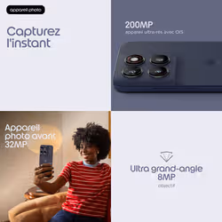 Motorola moto g87 Smartphone 256 Go 12 Go RAM Gris 5G - Vue supplémentaire 3
