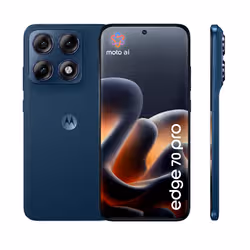 Motorola edge 70 pro 17,2 cm (6.78") Double SIM Android 16.0 5G USB Type-C 12 Go 512 Go 6500 mAh Bleu foncé - Vue supplémentaire 2