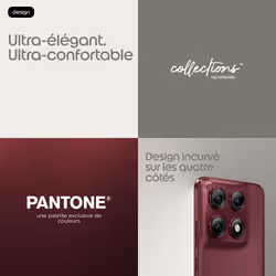 Motorola edge 70 pro 17,2 cm (6.78") Double SIM Android 16.0 5G USB Type-C 12 Go 512 Go 6500 mAh Bordeaux - Vue supplémentaire 2