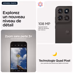 Motorola moto g77 Smartphone 512 Go 8 Go RAM Noir 5G - Vue supplémentaire 3