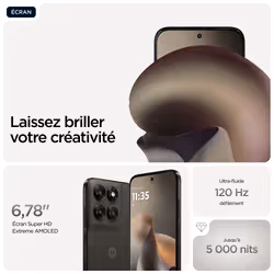 Motorola moto g77 Smartphone 512 Go 8 Go RAM Noir 5G - Vue supplémentaire 4