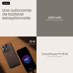 Motorola edge 70 pro 17,2 cm (6.78") Double SIM Android 16.0 5G USB Type-C 8 Go 256 Go 6500 mAh Bois - Vue supplémentaire 8
