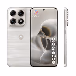 Motorola edge 70 pro 17,2 cm (6.78") Double SIM Android 16.0 5G USB Type-C 12 Go 512 Go 6500 mAh Blanc - Vue supplémentaire 2