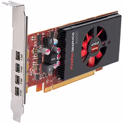 AMD 100-505979, FirePro W4100, 2 Go, GDDR5, 128 bit, 4096 x 2160 pixels, PCI Express x16