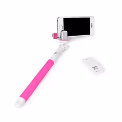 XSories Me-Shot Deluxe 2.0 1/4" Aluminium, Caoutchouc, Silicone, Acier inoxydable Rose, Blanc