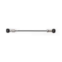 Burley Coho 5mm Skewer, Adaptateur d’essieu, Noir, Argent