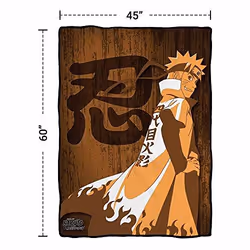 Bem's SA Naruto Shippuden plaid 114 x 152 cm Polyester Multicolore