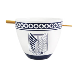 Bem's SA Attack On Titan Bol de soupe 0,47 L Rond Vitrocéramique Bleu, Blanc 1 pièce(s)