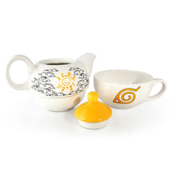 Bem's SA Naruto Service à thé 473 ml Noir, Blanc, Jaune