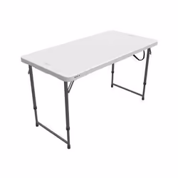 Lifetime 4428 table de jardin Granit, Blanc Forme rectangulaire
