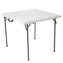 Lifetime Table Piable Blanc 86 x 74 x 86 cm