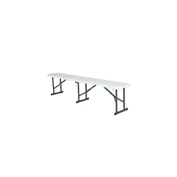 Lifetime Banc Blanc Pliable 183 x 42 x 29 cm