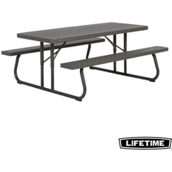 Lifetime - Table Pique Nique Rectangulaire Pliante (183 x 76 cm) pehd