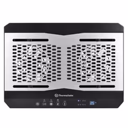 Thermaltake CL-N002-PL12BL-A système de refroidissement pour ordinateurs portables 1300 tr/min Aluminium, Noir