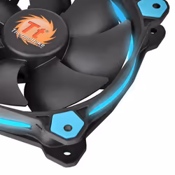 Thermaltake Riing 12 Boitier PC Ventilateur 12 cm Noir, Bleu - Vue supplémentaire 4