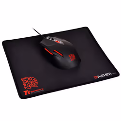 Thermaltake DASHER 2016 Tapis de souris de jeu Noir
