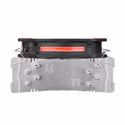 Thermaltake Riing Silent 12 Processeur Refroidisseur d'air 12 cm Noir, Rouge, Argent