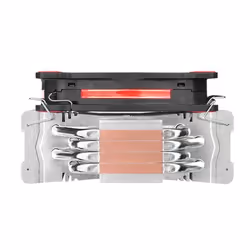 Thermaltake Riing Silent 12 Processeur Refroidisseur d'air 12 cm Noir, Rouge, Argent