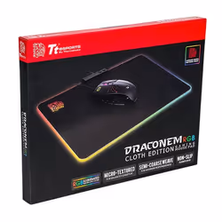 Thermaltake MP-DCM-RGBSMS-01 tapis de souris Tapis de souris de jeu Noir - Vue supplémentaire 7