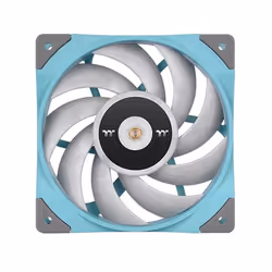Thermaltake Toughfan 12 Turquoise High Static Pressure Radiator Fan, Ventilateur, 12 cm, 500 tr/min, 2000 tr/min, 58,35 cfm, ...
