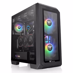 Thermaltake View 300 MX, Midi Tower, PC, Noir, ATX, EATX, micro ATX, Mini-ITX, Acrylonitrile-Butadiène-Styrène (ABS), SPCC, V ...