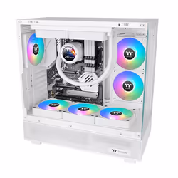 Thermaltake CL-F190-PL12SW-A système de refroidissement d'ordinateur Boitier PC Ventilateur 12 cm Blanc 3 pièce(s) - Vue supplémentaire 6