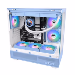 Thermaltake CL-F196-PL12BU-A système de refroidissement d'ordinateur Boitier PC Ventilateur 12 cm Bleu 3 pièce(s) - Vue supplémentaire 6