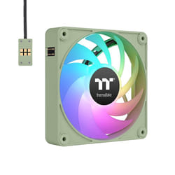 Thermaltake CL-F196-PL12MG-A système de refroidissement d'ordinateur Boitier PC Ventilateur 12 cm Vert 3 pièce(s)